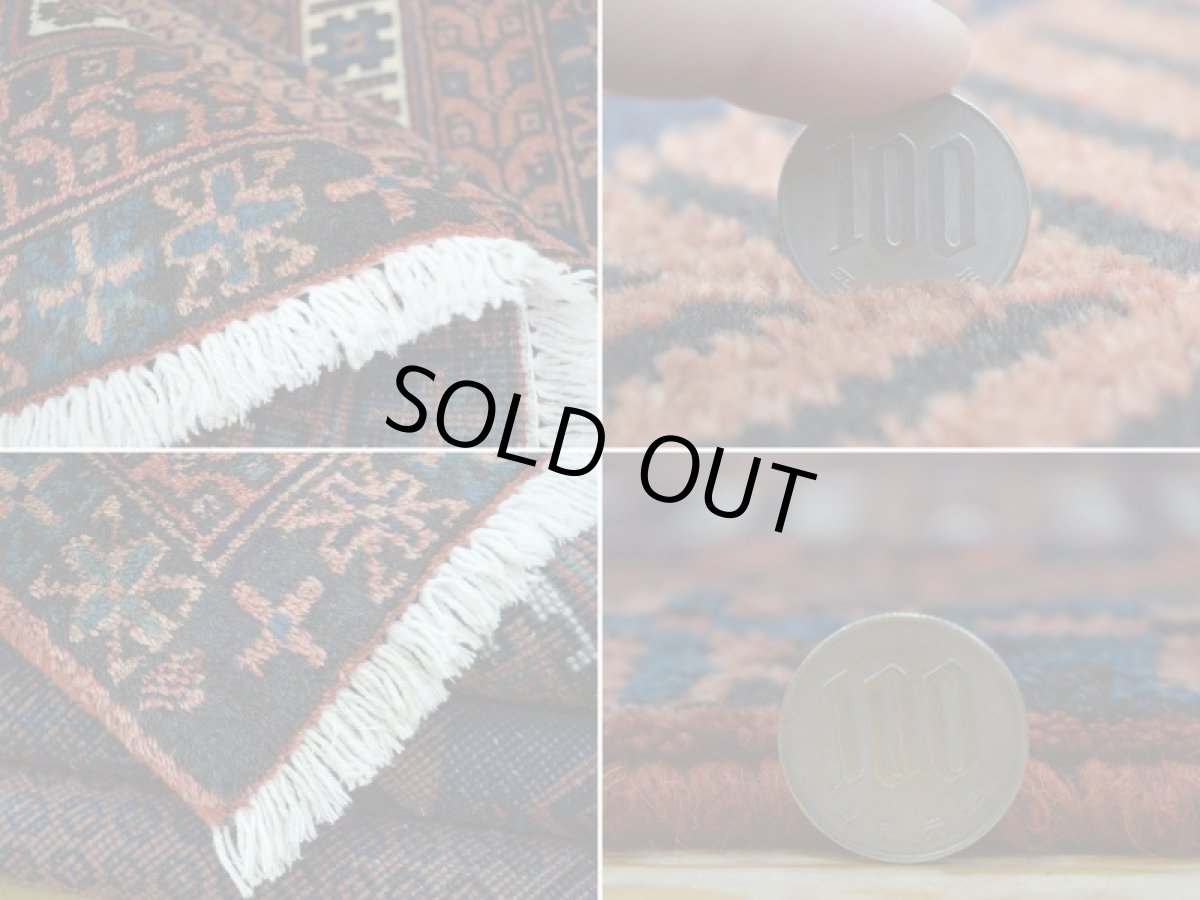 画像20: 良品 ペルシャ 絨毯 シールジャーン 縦2.6m 4㎡ 3帖 リビング ダイニング 2〜3人掛けソファ サイズ 253 x 156 cm No.E121 天然 ウール 手織り ハンドメイド トライバル ラグ 部族絨毯 マット カーペット 幾何学模様 民族柄 茶色 ブラウン b-E121-253156h074 (20)