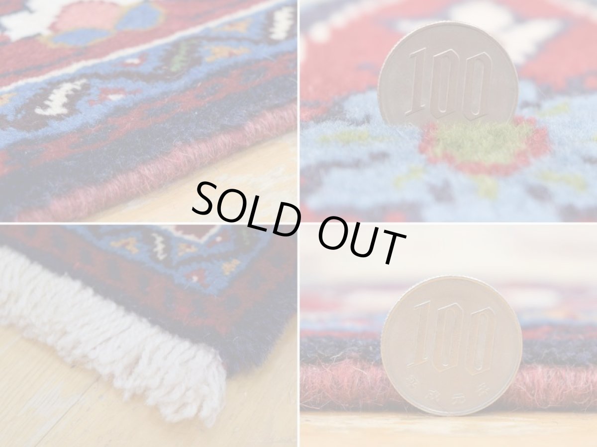 画像20: 新品 ペルシャ 絨毯 シールジャーン 縦1.9m 2.7㎡ 2〜3帖 リビング ダイニング 2人掛けソファ サイズ 190 x 138 cm E116 天然 ウール 手織り ハンドメイド トライバル ラグ 部族絨毯 マット カーペット 遊牧民のモチーフ 動物 鹿 模様 民族柄 ギャッベ(ギャベ)をお探しの方にもお勧めです (20)