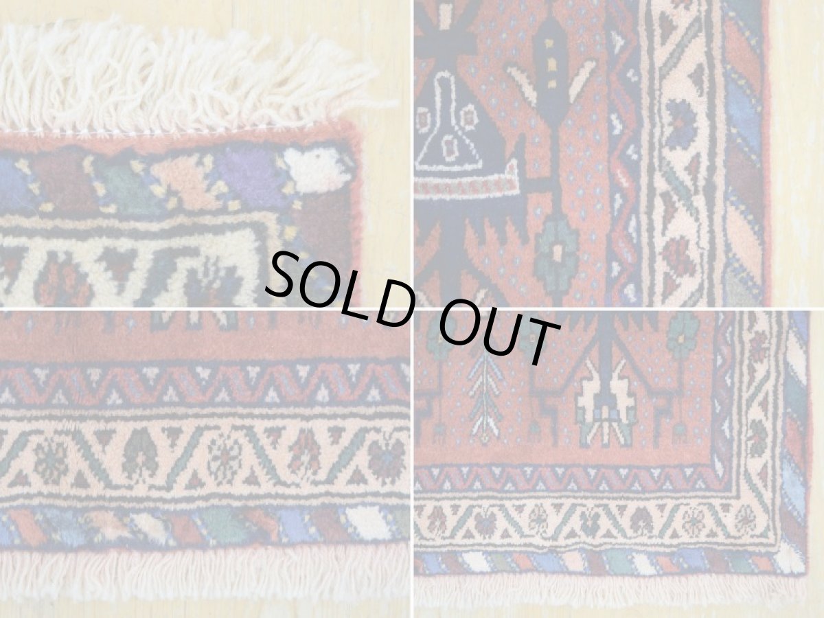 画像19: 新品 ペルシャ 絨毯 シールジャーン 縦1.6m 1.7㎡ 1〜2帖 2人掛けソファ センターラグ サイズ 157 x 105 cm E129 天然 ウール 手織り ハンドメイド トライバル ラグ 部族絨毯 マット カーペット 遊牧民のモチーフ 模様 民族柄 ギャッベ(ギャベ)をお探しの方にもお勧めです (19)