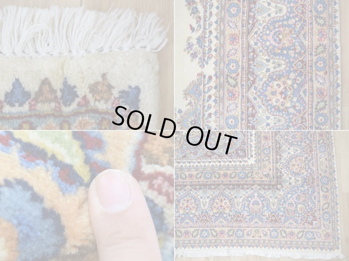 画像19: 美品 ペルシャ 絨毯 ケルマン 産 縦3.7m 10.2㎡ 8〜10帖 リビング ダイニング 客室 3人掛け コーナーソファ 大判 サイズ 368 x 278 cm No.338 天然 ウール 手織り ハンドメイド ラグ マット カーペット 大きなお部屋に (19)