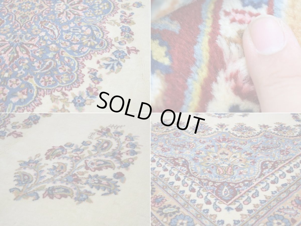 画像16: 美品 ペルシャ 絨毯 ケルマン 産 縦3.7m 10.2㎡ 8〜10帖 リビング ダイニング 客室 3人掛け コーナーソファ 大判 サイズ 368 x 278 cm No.338 天然 ウール 手織り ハンドメイド ラグ マット カーペット 大きなお部屋に (16)