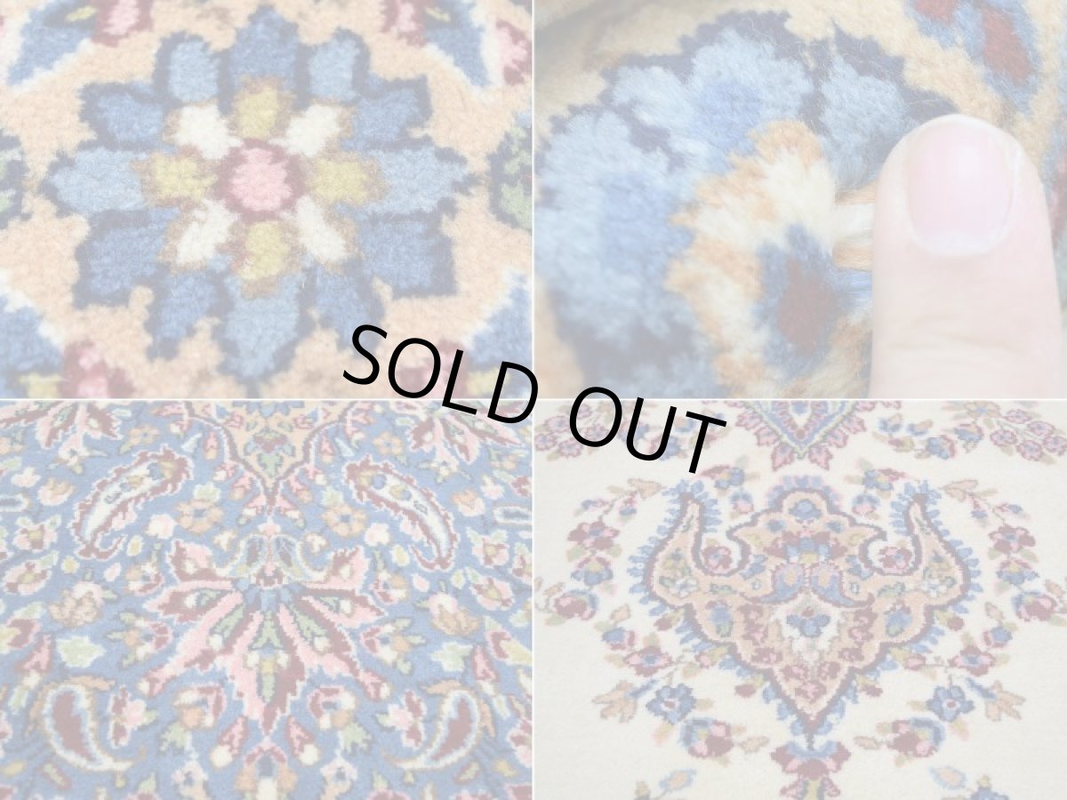 画像15: 美品 ペルシャ 絨毯 ケルマン 産 縦3.7m 10.2㎡ 8〜10帖 リビング ダイニング 客室 3人掛け コーナーソファ 大判 サイズ 368 x 278 cm No.338 天然 ウール 手織り ハンドメイド ラグ マット カーペット 大きなお部屋に (15)