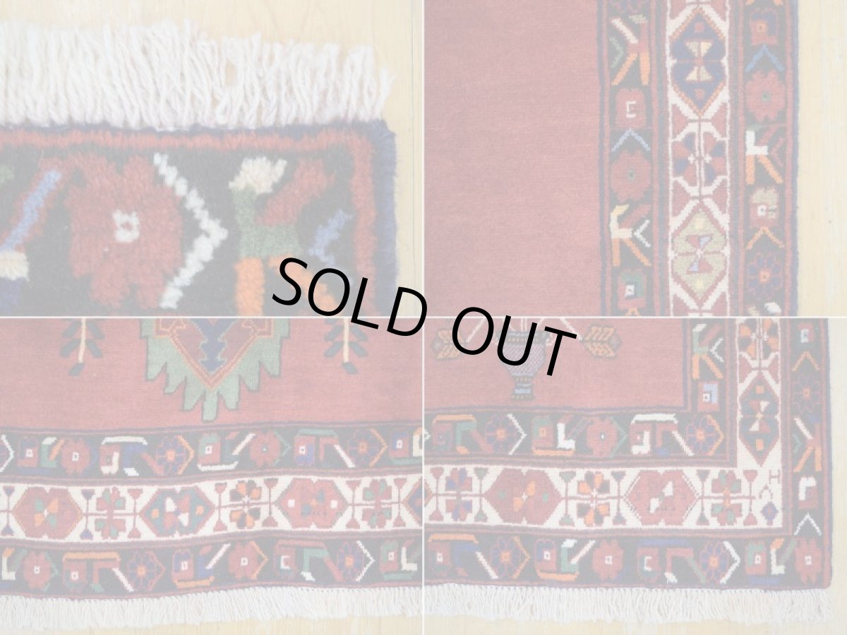 画像20: 美品 ペルシャ 絨毯 シールジャーン 縦2.2m 3.7㎡ 3帖 リビング ダイニング 2〜3人掛けソファ サイズ 218 x 168 cm E140 天然 ウール 手織り ハンドメイド トライバル ラグ 部族絨毯 マット カーペット 赤 民族柄 ギャッベ(ギャベ)をお探しの方にもお勧めです a-E140-218168h064 (20)