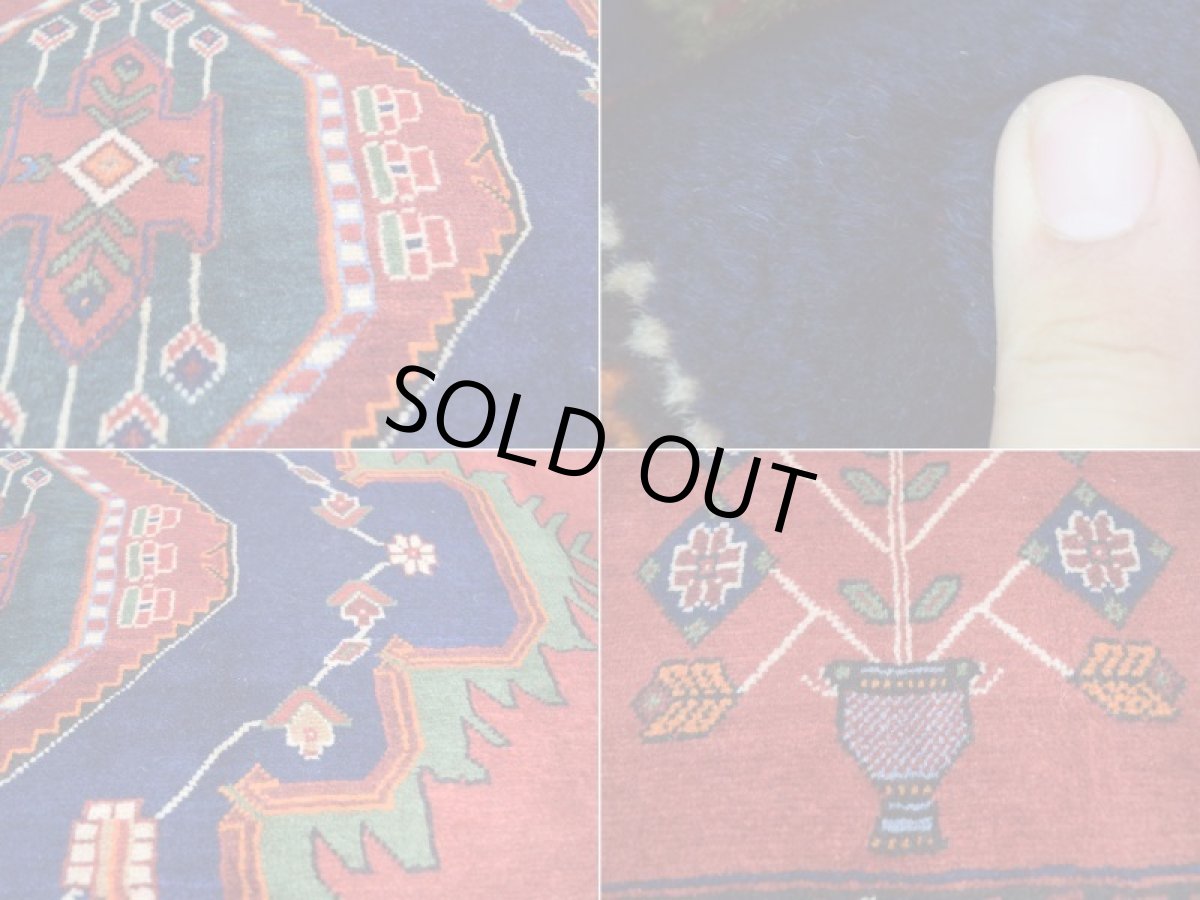 画像18: 美品 ペルシャ 絨毯 シールジャーン 縦2.2m 3.7㎡ 3帖 リビング ダイニング 2〜3人掛けソファ サイズ 218 x 168 cm E140 天然 ウール 手織り ハンドメイド トライバル ラグ 部族絨毯 マット カーペット 赤 民族柄 ギャッベ(ギャベ)をお探しの方にもお勧めです a-E140-218168h064 (18)