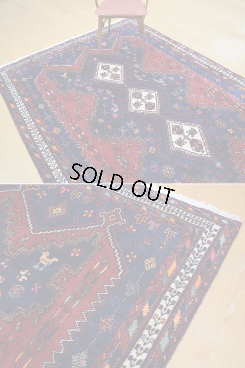 画像8: 良品 ペルシャ 絨毯 シールジャーン 縦2.6m 4.7㎡ 3帖〜 リビング ダイニング 3人掛けソファ サイズ 260 x 180 cm E118 天然 ウール 手織り ハンドメイド トライバル ラグ 部族絨毯 マット カーペット 動物 柄 幾何学模様 民族柄 ギャッベ(ギャベ)をお探しの方にもお勧めです (8)