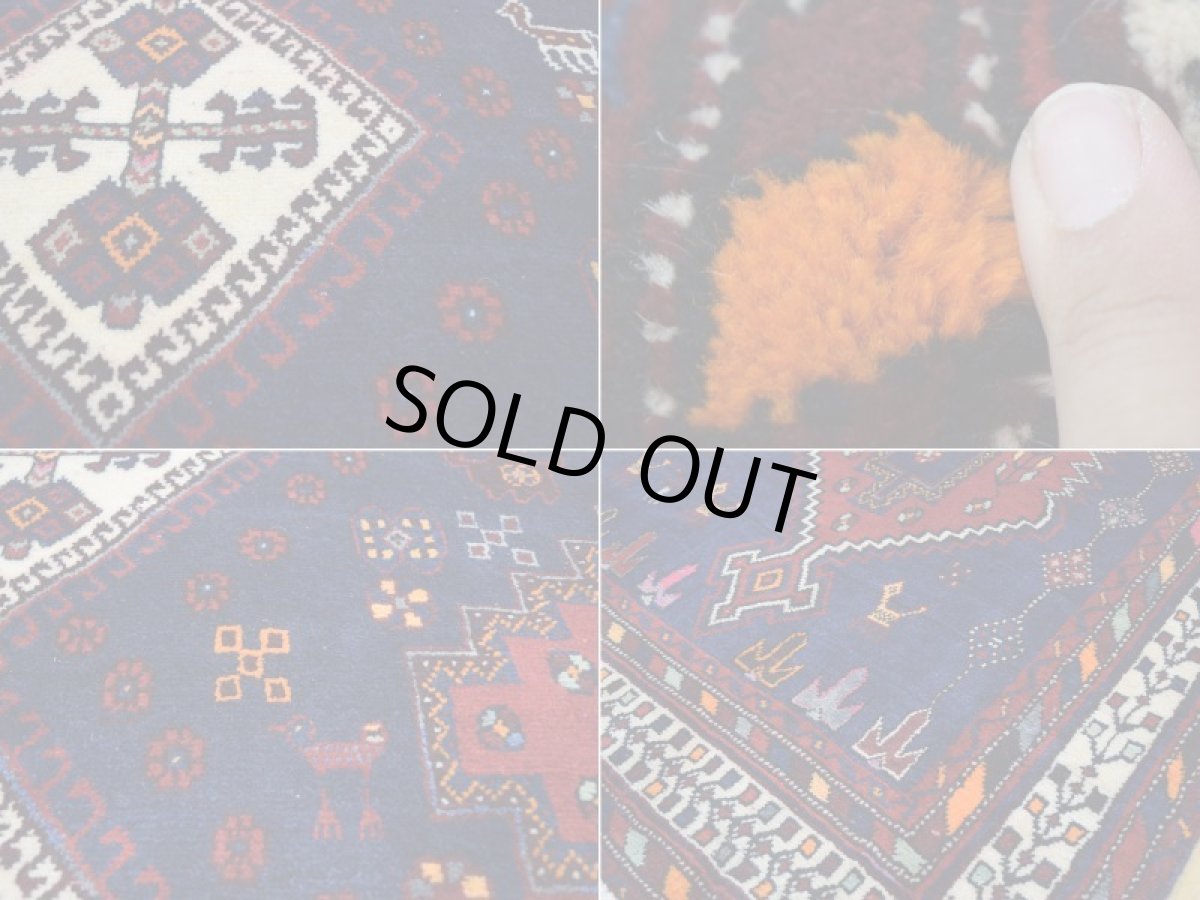 画像15: 良品 ペルシャ 絨毯 シールジャーン 縦2.6m 4.7㎡ 3帖〜 リビング ダイニング 3人掛けソファ サイズ 260 x 180 cm E118 天然 ウール 手織り ハンドメイド トライバル ラグ 部族絨毯 マット カーペット 動物 柄 幾何学模様 民族柄 ギャッベ(ギャベ)をお探しの方にもお勧めです (15)