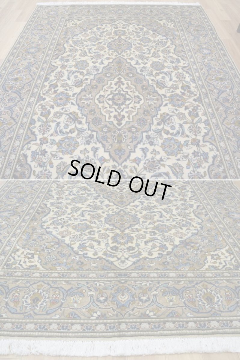 画像5: 美品 ペルシャ 絨毯 カシャーン 縦3m 横2m 6㎡ 6帖 リビング ダイニング 3人掛けソファ コーナーソファ 大判 サイズ 295 x 196 cm No.n229 天然 ウール 手織り トライバル ラグ 敷物 マット カーペット  ヴィンテージ ビンテージ 大きなお部屋に 中古品に抵抗のある方にもおすすめです。 a-n229-295196h075-147 (5)