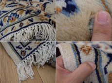 画像18: 美品 ペルシャ 絨毯 カシャーン 縦3.5m 横2.5m 9㎡ 6帖 リビング ダイニング 3人掛けソファ コーナーソファ 大判 サイズ 348 x 245 cm No.344 天然 ウール 手織り トライバル ラグ 敷物 マット カーペット メダリオン ヴィンテージ ビンテージ 大きなお部屋に 中古品に抵抗のある方にもおすすめです。 (18)