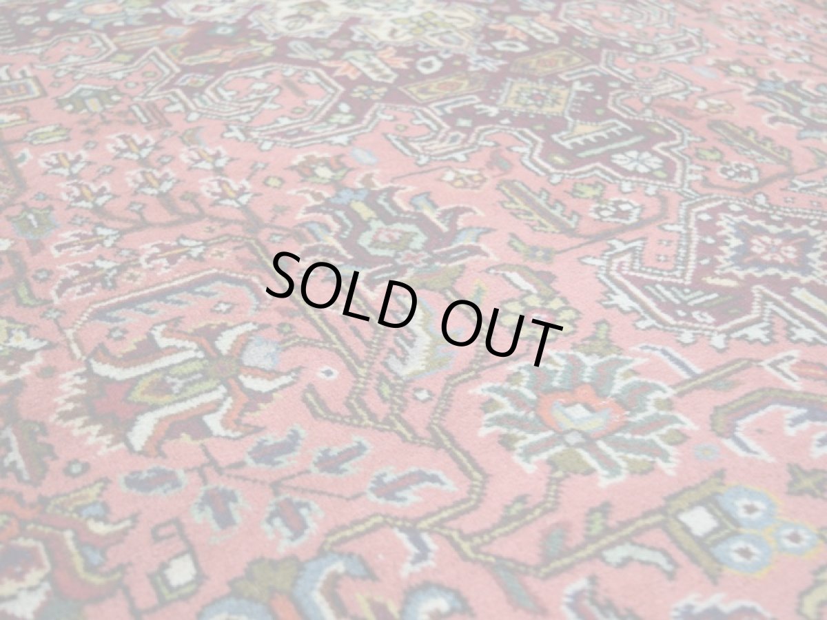 画像11: 良品 ペルシャ 絨毯 タブリーズ 縦3m 横2m 6.2㎡ 6帖 リビング ダイニング 3人掛けソファ コーナーソファ 大判 サイズ 310 x 198 cm No.F181 天然 ウール 手織り トライバル ラグ 敷物 マット カーペット メダリオン ヴィンテージ ビンテージ 大きなお部屋に b-F181-310198h094-036 (11)