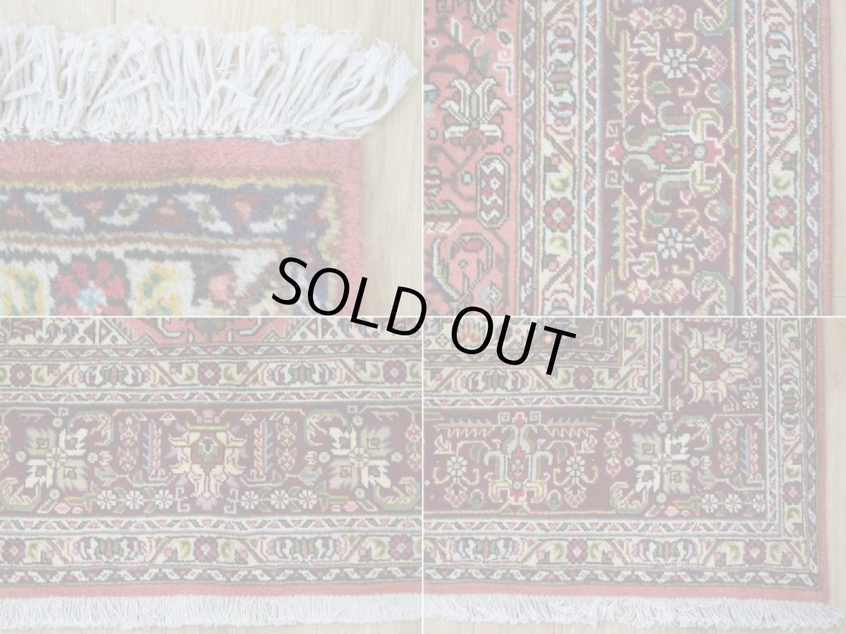 画像19: 良品 ペルシャ 絨毯 タブリーズ 縦3m 横2m 6.2㎡ 6帖 リビング ダイニング 3人掛けソファ コーナーソファ 大判 サイズ 310 x 198 cm No.F181 天然 ウール 手織り トライバル ラグ 敷物 マット カーペット メダリオン ヴィンテージ ビンテージ 大きなお部屋に b-F181-310198h094-036 (19)