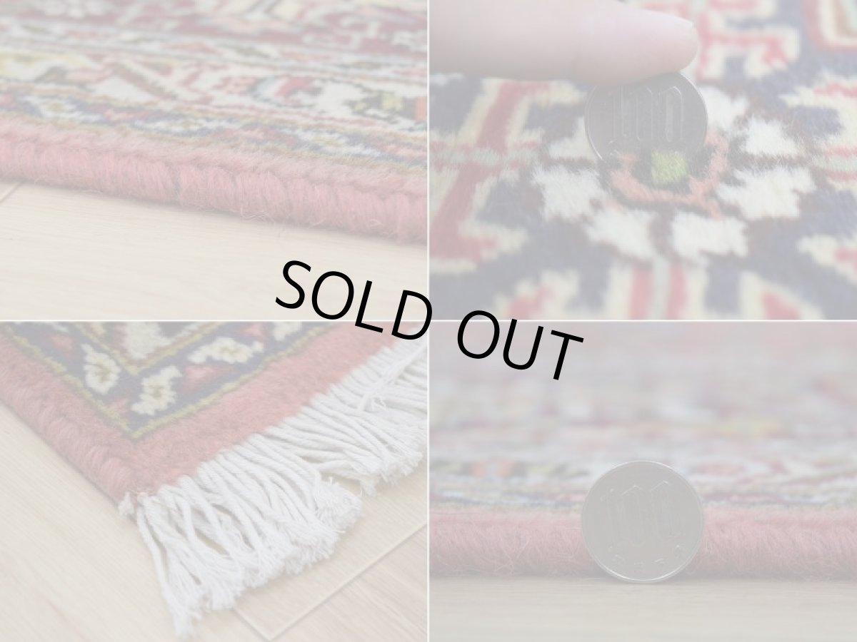 画像20: 良品 ペルシャ 絨毯 タブリーズ 縦3m 横2m 6.2㎡ 6帖 リビング ダイニング 3人掛けソファ コーナーソファ 大判 サイズ 310 x 198 cm No.F181 天然 ウール 手織り トライバル ラグ 敷物 マット カーペット メダリオン ヴィンテージ ビンテージ 大きなお部屋に b-F181-310198h094-036 (20)