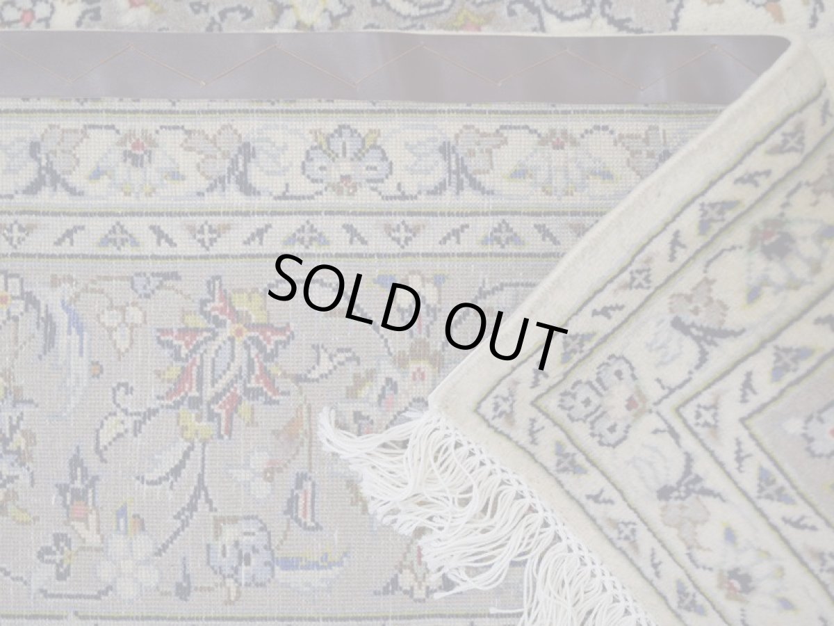 画像16: 美品 ペルシャ 絨毯 カシャーン 縦3m 横2m 6㎡ 〜6帖程度 リビング ダイニング 3人掛けソファ コーナーソファ 大判 サイズ 300 x 205 cm No.339 天然 肉厚 ウール 手織り トライバル ラグ 敷物 マット カーペット メダリオン ヴィンテージ ビンテージ 中古品に抵抗のある方にもおすすめです。 a-339-300205s007-019 (16)