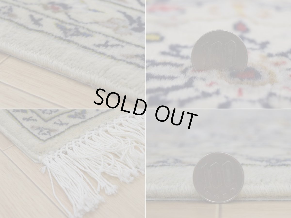 画像15: 美品 ペルシャ 絨毯 カシャーン 縦3m 横2m 6㎡ 〜6帖程度 リビング ダイニング 3人掛けソファ コーナーソファ 大判 サイズ 300 x 205 cm No.339 天然 肉厚 ウール 手織り トライバル ラグ 敷物 マット カーペット メダリオン ヴィンテージ ビンテージ 中古品に抵抗のある方にもおすすめです。 a-339-300205s007-019 (15)