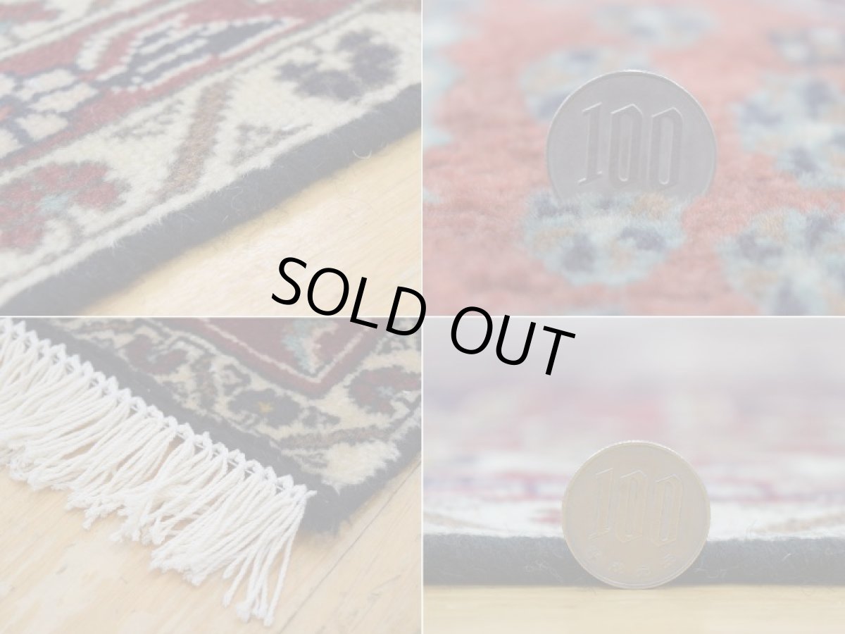 画像20: 良品 ペルシャ 絨毯 シールジャーン 縦1.8m 横1.3m 2.3㎡ 〜2帖 2人掛けソファ センターテーブル ラグ サイズ 175 x 127 cm E136 天然 ウール 手織り ハンドメイド トライバル ラグ 部族絨毯 マット カーペット 動物 柄 幾何学模様 民族柄 ギャッベ(ギャベ)をお探しの方にもお勧めです a-E136-175127h003 (20)