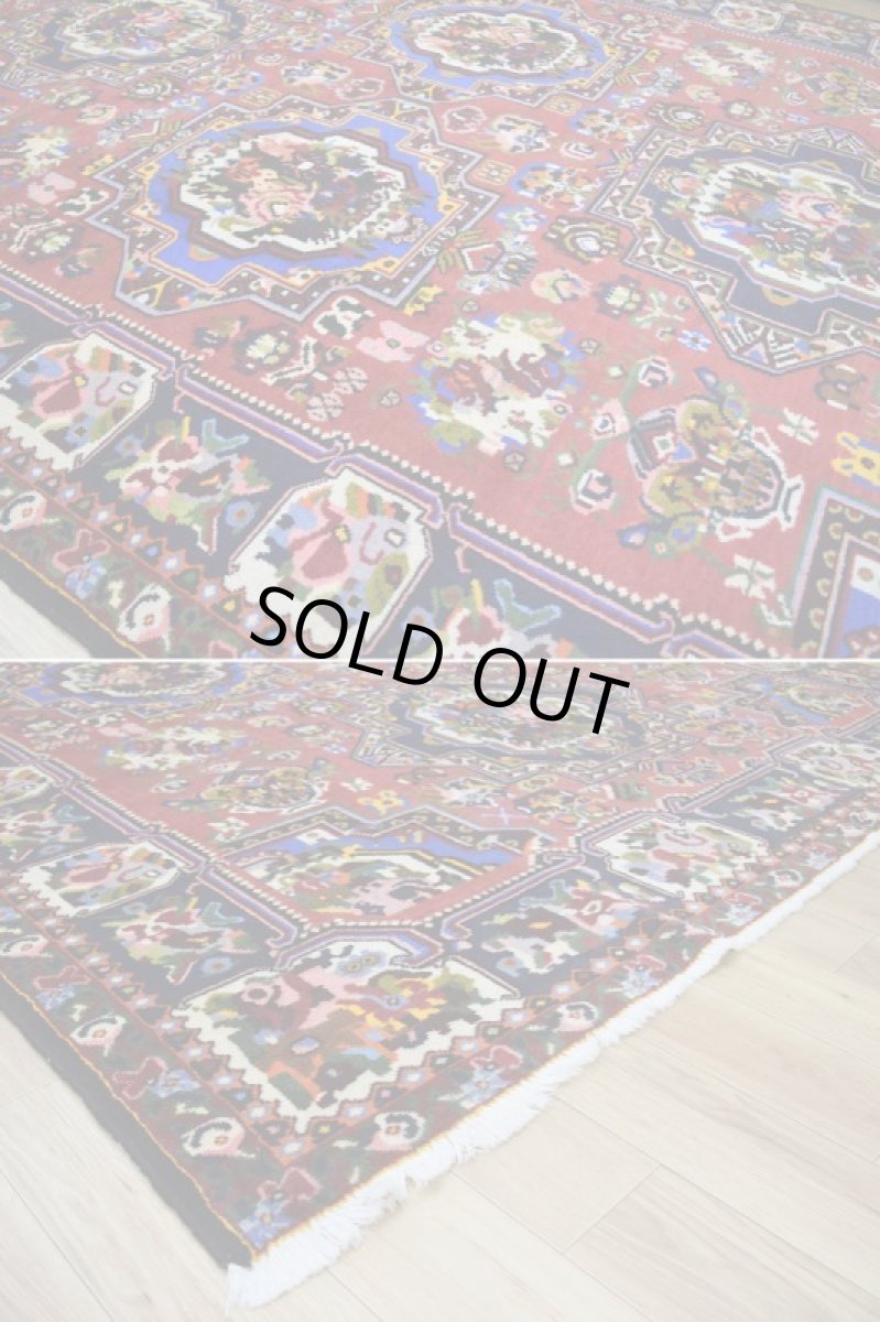 画像8: 良品 ペルシャ 絨毯 バクティヤリ 縦3m 横2.3m 6.5㎡ 〜6帖 リビング ダイニング 3人掛けソファ コーナーソファ 大判 サイズ 292 x 222 cm No.491 天然 ウール 手織り トライバル ラグ 敷物 マット カーペット ゴルパト メダリオン 花柄 ヴィンテージ ビンテージ 中古品に抵抗のある方にもお勧めです。 b-491-292222s005-056 (8)