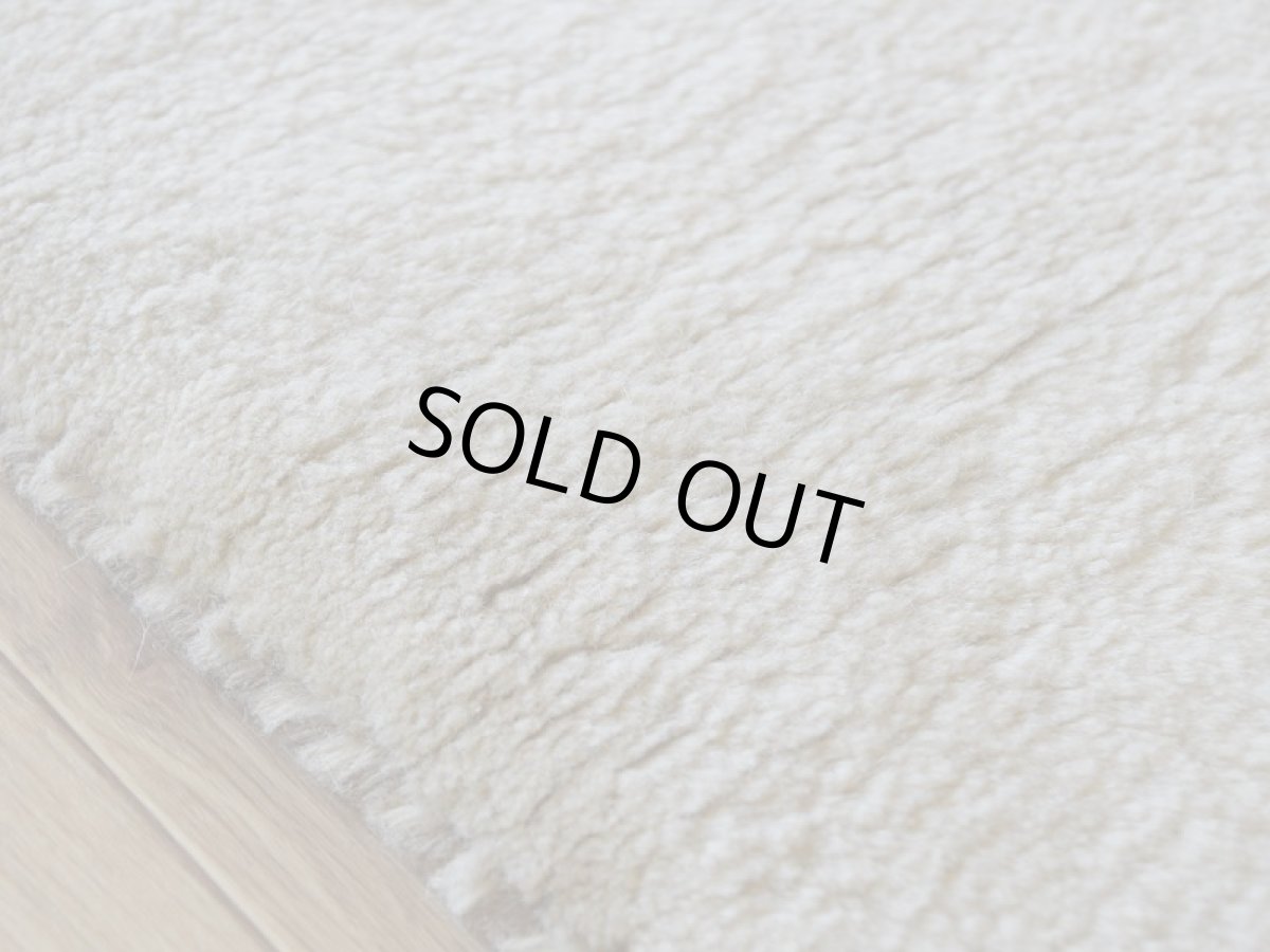 画像13: 新品 ペルシャ ギャッベ 縦1.2m アクセント ラグ サイズ 115 x 75 cm No.488 超肉厚 天然 草木染 ウール 手織り ハンドメイド ギャベ マット カーペット  動物 鹿 民族柄 生成り クリーム 白 ホワイト (13)