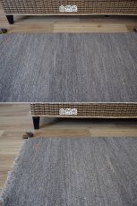 画像6: 新品 ペルシャ ギャッベ 縦1.2m アクセント ラグ サイズ 110 x 75 cm No.471 肉厚 天然 草木染 ウール 手織り ハンドメイド ギャベ マット カーペット シンプル 動物 鹿 民族柄 グレー n-471-110075s57-89 (6)