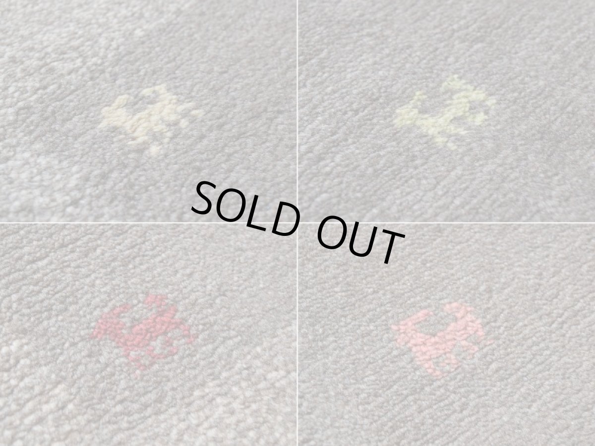 画像17: 新品 ペルシャ ギャッベ 縦1.2m アクセント ラグ サイズ 115 x 75 cm No.484 肉厚 天然 草木染 ウール 手織り ハンドメイド ギャベ マット カーペット シンプル 動物 鹿 民族柄 グレー n-484-11575s57 (17)