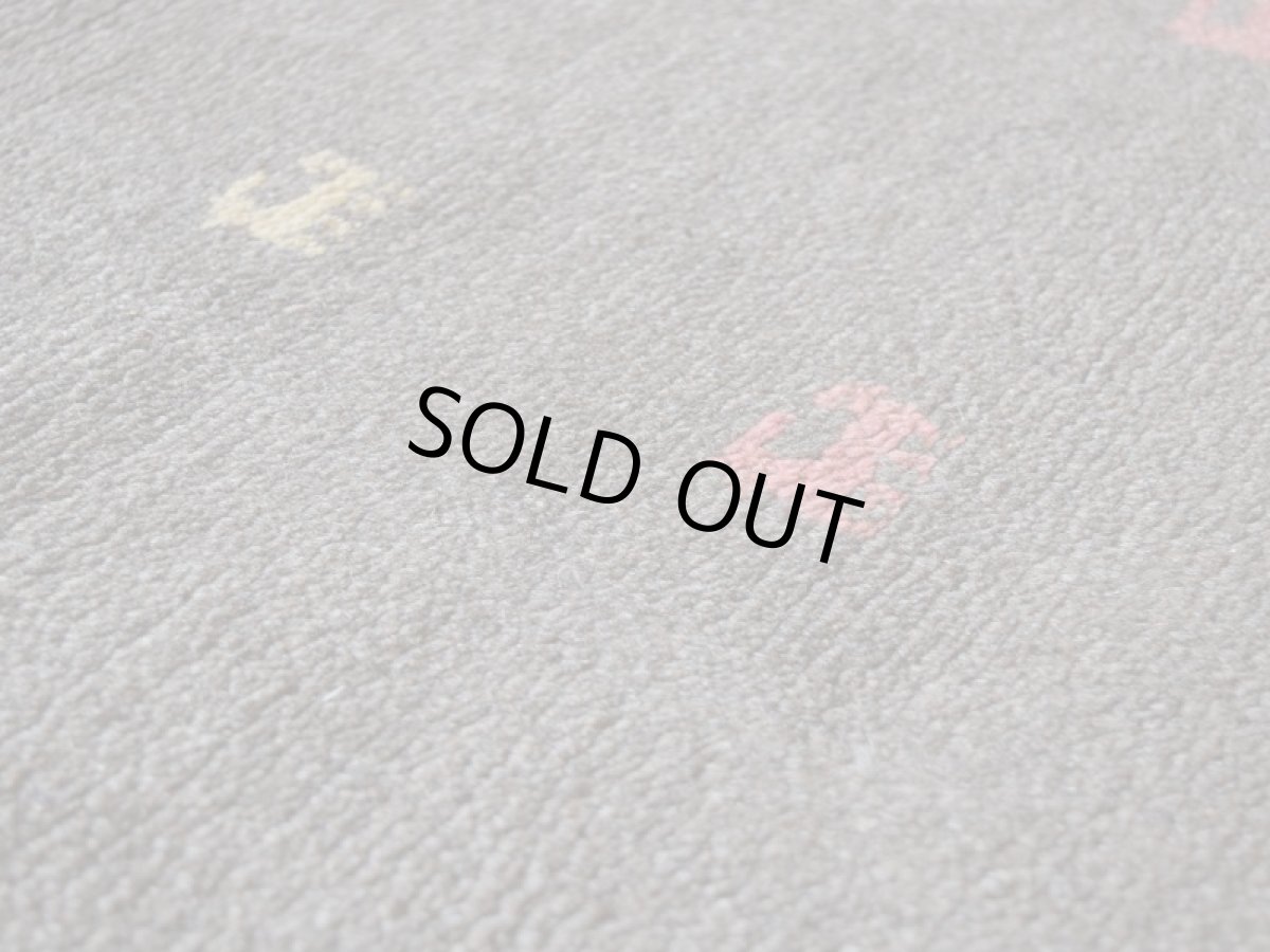 画像11: 新品 ペルシャ ギャッベ 縦1.2m アクセント ラグ サイズ 115 x 75 cm No.484 肉厚 天然 草木染 ウール 手織り ハンドメイド ギャベ マット カーペット シンプル 動物 鹿 民族柄 グレー n-484-11575s57 (11)