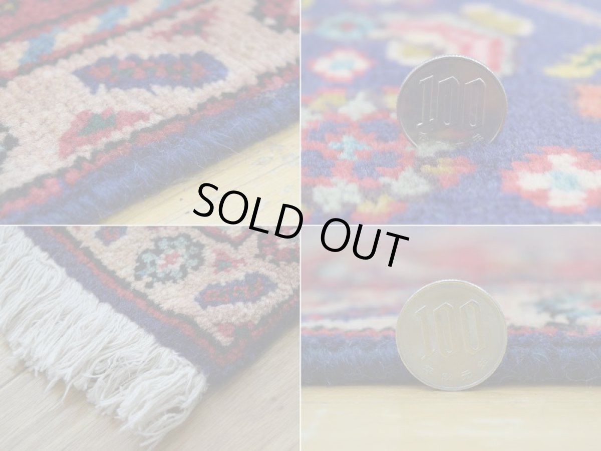 画像20: 良品 ペルシャ 絨毯 タブリーズ 縦3m 横2m 6㎡ 〜6帖 リビング ダイニング 3人掛けソファ コーナーソファ 大判 サイズ 300 x 200 cm No.A138 天然 ウール 手織り トライバル ラグ 敷物 マット カーペット メダリオン マヒ ヘラティ 柄 ヴィンテージ ビンテージ ブルー b-A138-300200h024-055 (20)