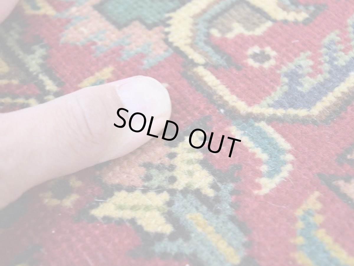 画像16: 【中古品】ペルシャ 絨毯 タブリーズ 縦3m 横2m 〜6㎡ 〜6帖 リビング ダイニング 3人掛けソファ コーナーソファ 大判 サイズ 271 x 180 cm No.D1 天然 ウール 手織り トライバル ラグ 敷物 マット カーペット メダリオン ヴィンテージ ビンテージ【難あり】 (16)