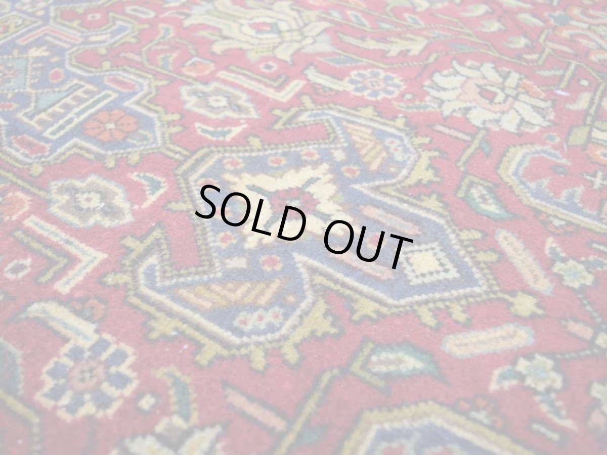 画像13: 【中古品】ペルシャ 絨毯 タブリーズ 縦3m 横2m 〜6㎡ 〜6帖 リビング ダイニング 3人掛けソファ コーナーソファ 大判 サイズ 271 x 180 cm No.D1 天然 ウール 手織り トライバル ラグ 敷物 マット カーペット メダリオン ヴィンテージ ビンテージ【難あり】 (13)