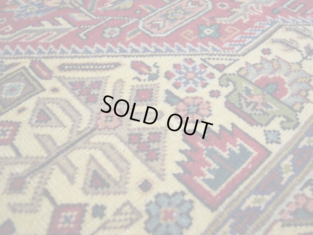 画像15: 【中古品】ペルシャ 絨毯 タブリーズ 縦3m 横2m 〜6㎡ 〜6帖 リビング ダイニング 3人掛けソファ コーナーソファ 大判 サイズ 271 x 180 cm No.D1 天然 ウール 手織り トライバル ラグ 敷物 マット カーペット メダリオン ヴィンテージ ビンテージ【難あり】 (15)