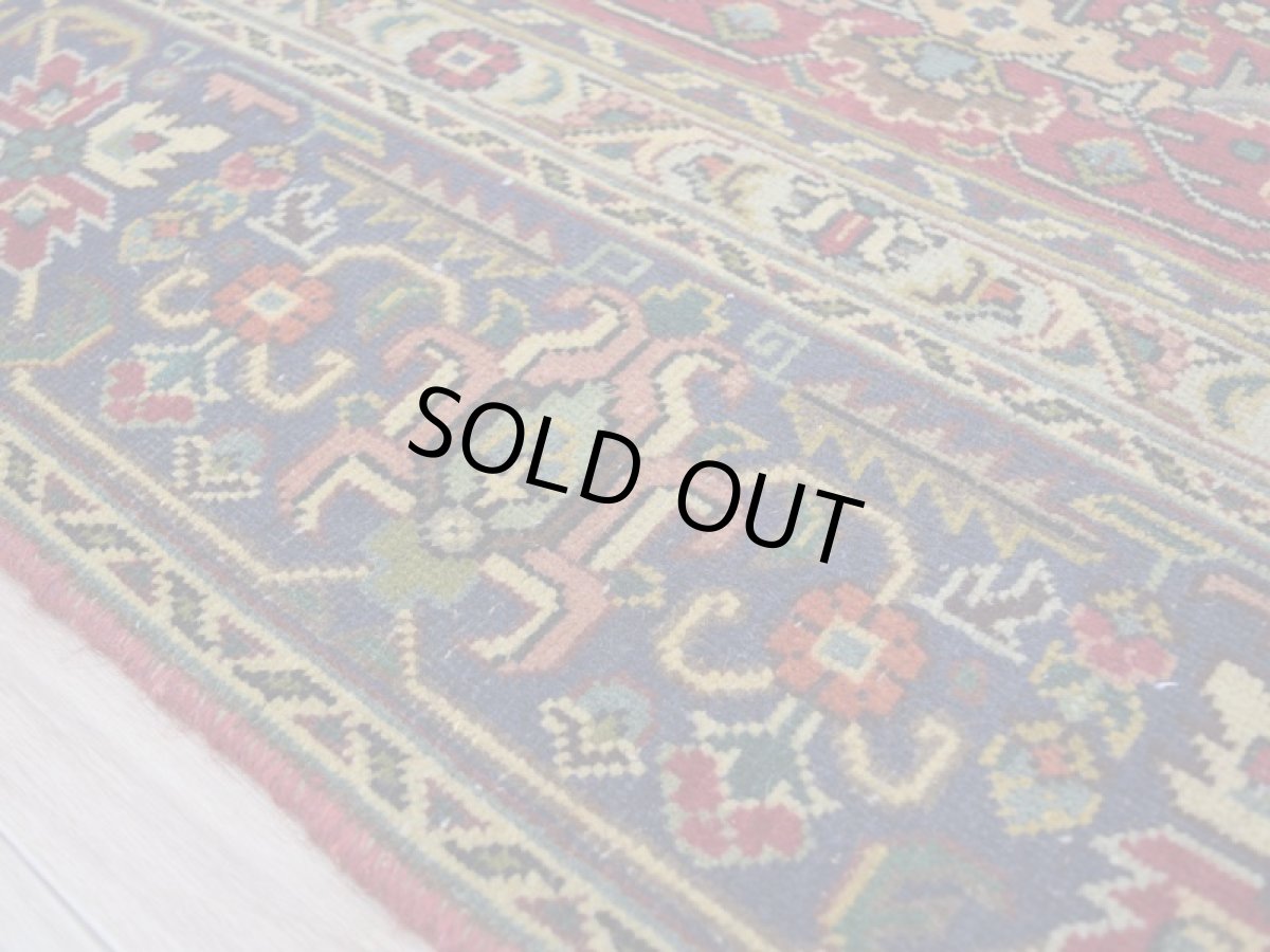 画像10: 【中古品】ペルシャ 絨毯 タブリーズ 縦3m 横2m 〜6㎡ 〜6帖 リビング ダイニング 3人掛けソファ コーナーソファ 大判 サイズ 271 x 180 cm No.D1 天然 ウール 手織り トライバル ラグ 敷物 マット カーペット メダリオン ヴィンテージ ビンテージ【難あり】 (10)