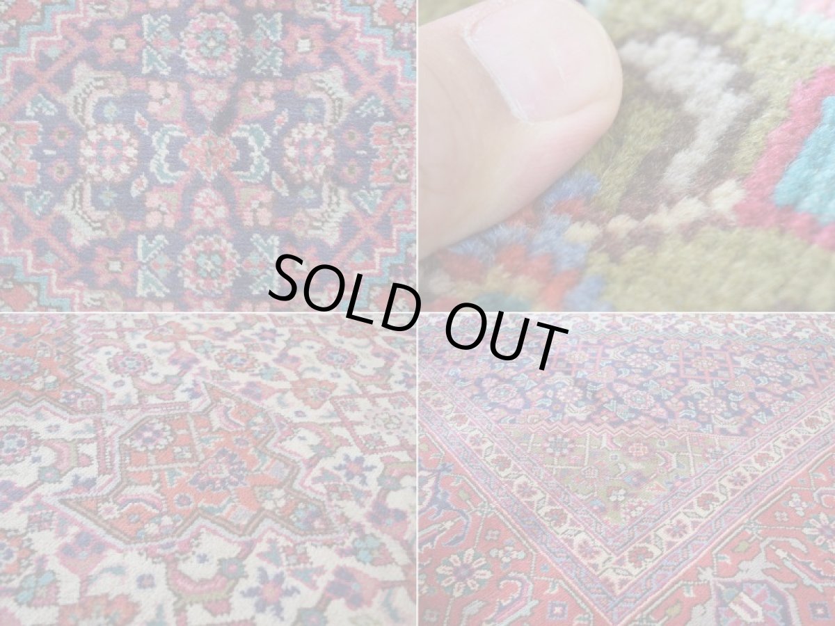 画像16: 良品 ペルシャ 絨毯 タブリーズ 縦3m 横2m 6㎡ 〜6帖 リビング ダイニング 3人掛けソファ コーナーソファ 大判 サイズ 300 x 210 cm No.A145 天然 ウール 手織り トライバル ラグ 敷物 マット カーペット メダリオン マヒ ヘラティ 柄 ヴィンテージ ビンテージ 生成り色 クリーム b-A145-300210h014-035 (16)