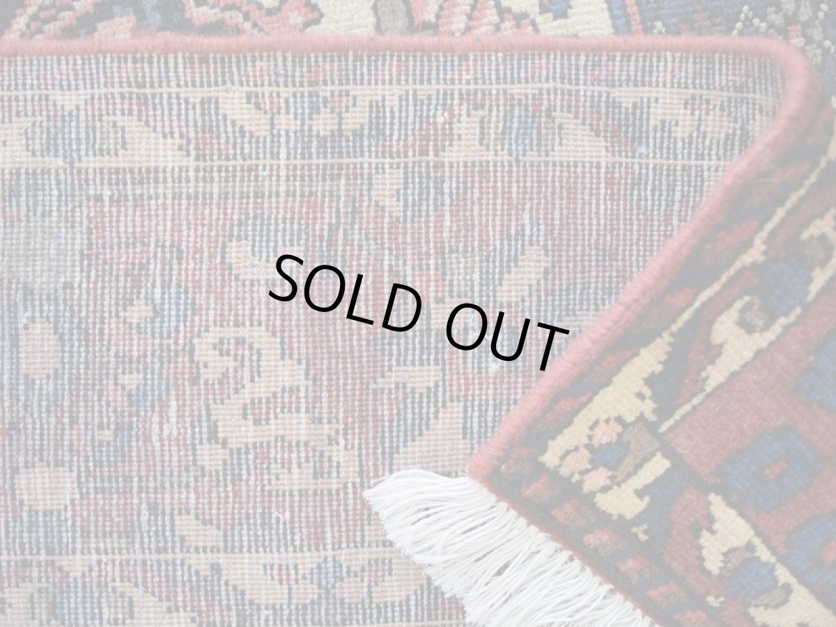 画像15: 良品 経年50年〜 ペルシャ 絨毯 バクティヤリ 縦3m 横2m 6㎡ 〜6帖 リビング ダイニング 3人掛けソファ コーナーソファ 大判 サイズ 309 x 207 cm No.H108 天然 草木染 ウール 手織り トライバル ラグ 敷物 マット カーペット メダリオン ゴルミナ ゴルミナイ ヴィンテージ ビンテージ バクティアリ バフティヤリ b-H108-309207h084-036 (15)