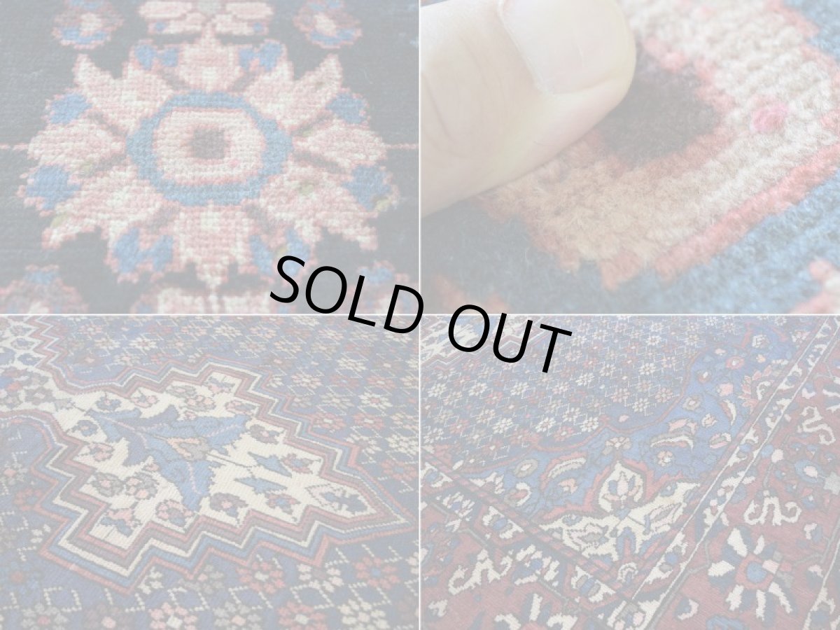 画像16: 良品 経年50年〜 ペルシャ 絨毯 バクティヤリ 縦3m 横2m 6㎡ 〜6帖 リビング ダイニング 3人掛けソファ コーナーソファ 大判 サイズ 309 x 207 cm No.H108 天然 草木染 ウール 手織り トライバル ラグ 敷物 マット カーペット メダリオン ゴルミナ ゴルミナイ ヴィンテージ ビンテージ バクティアリ バフティヤリ b-H108-309207h084-036 (16)