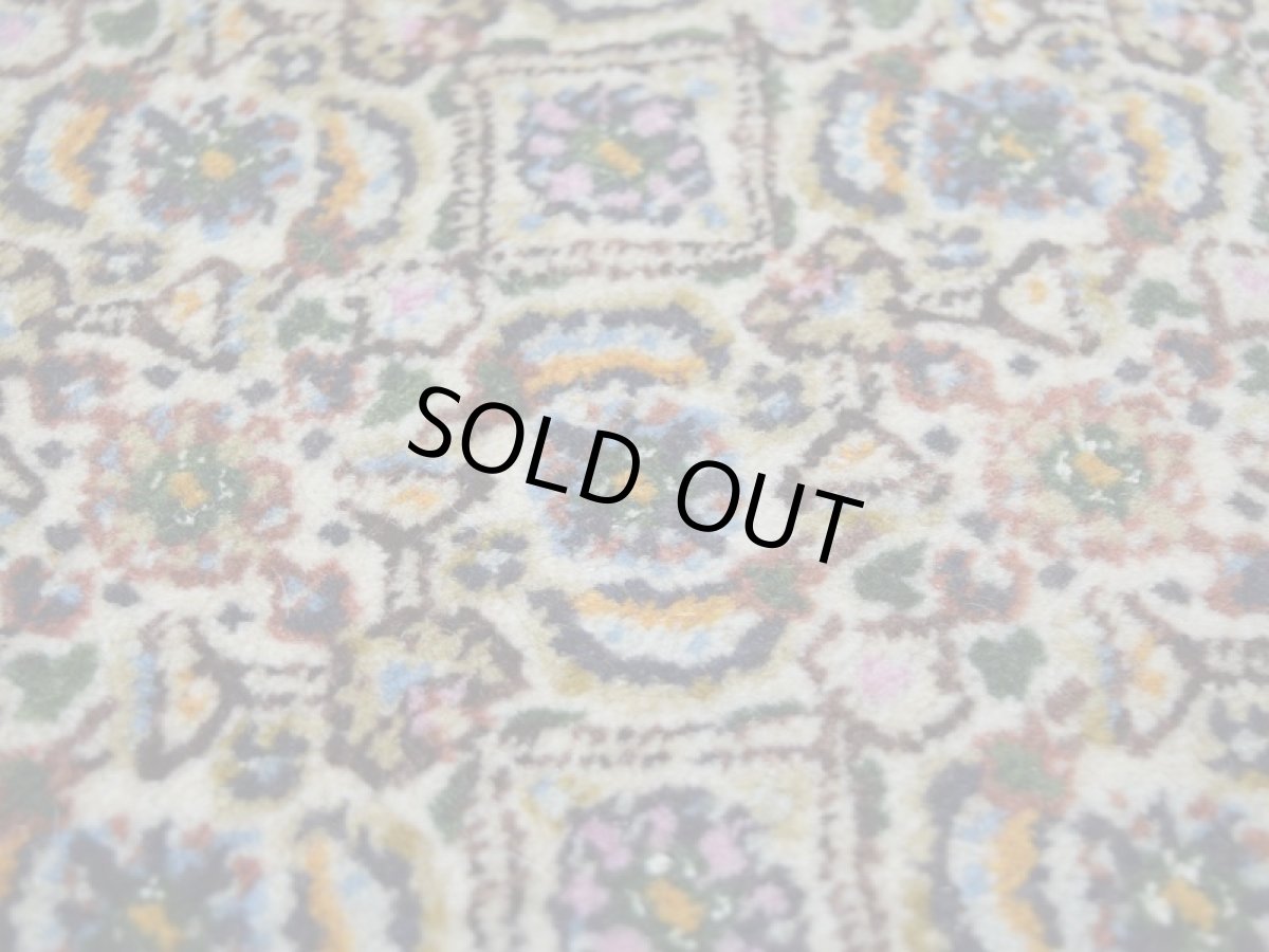 画像12: 新品 ペルシャ 絨毯 ムード 産 縦2m 横1.5m 3㎡ 〜3帖 リビング ダイニング 3人掛けソファ サイズ 194 x 145 cm No.Z109 天然 肉厚 ウール シルク 手織り ハンドメイド トライバル ラグ カーペット マヒ柄 ヘラティ模様 (12)