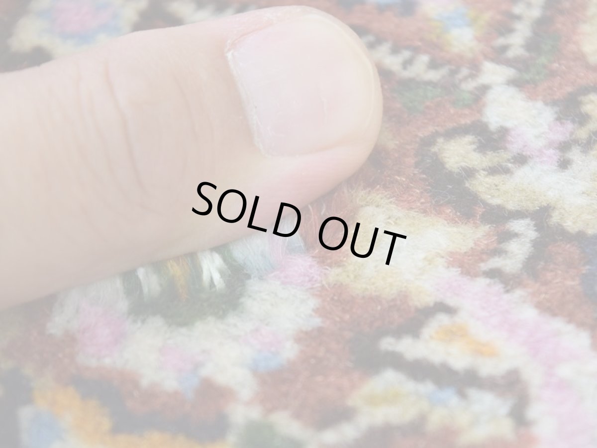 画像10: 新品 ペルシャ 絨毯 ムード 産 縦2m 横1.5m 3㎡ 〜3帖 リビング ダイニング 3人掛けソファ サイズ 194 x 145 cm No.Z109 天然 肉厚 ウール シルク 手織り ハンドメイド トライバル ラグ カーペット マヒ柄 ヘラティ模様 (10)