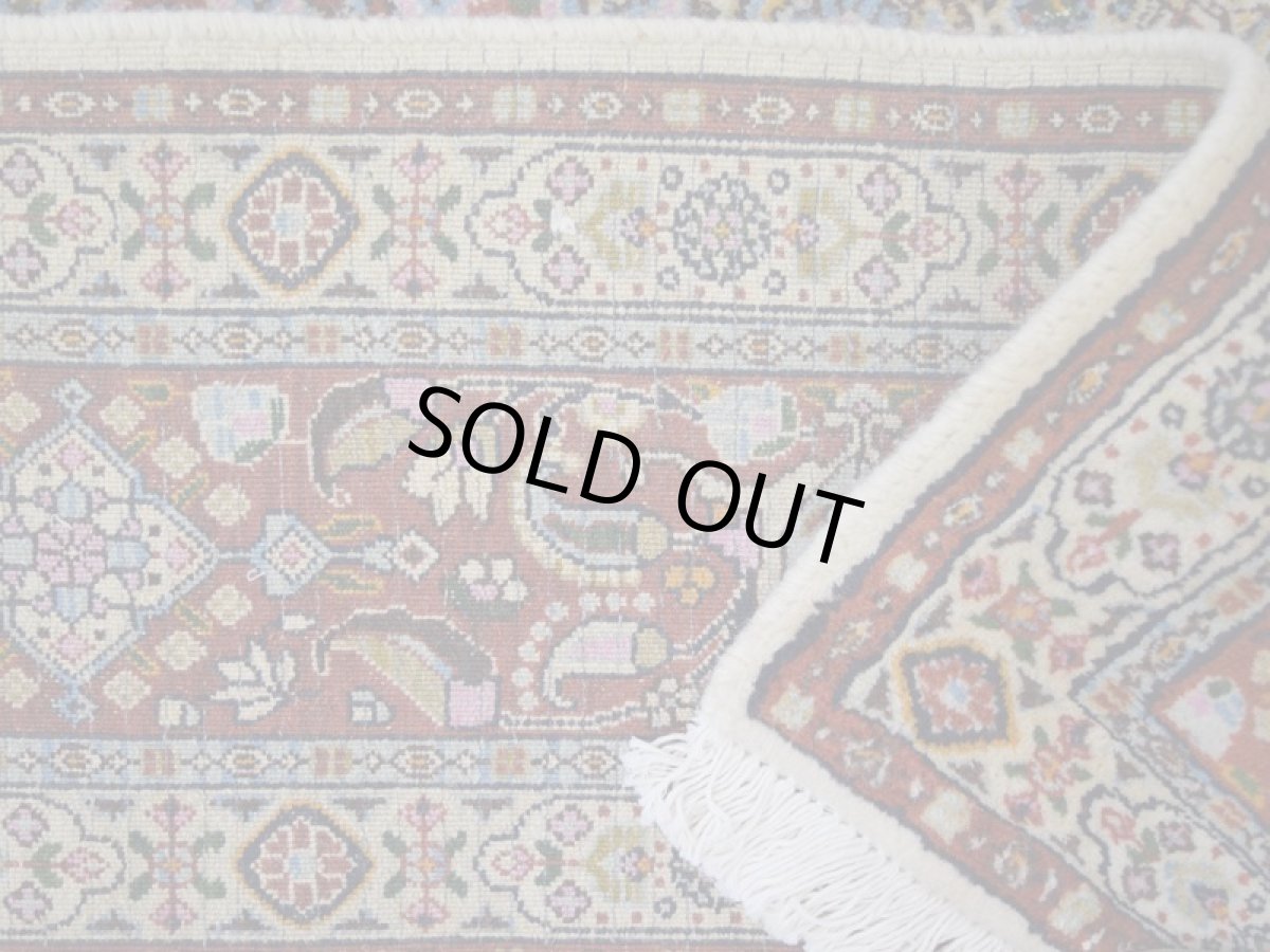 画像15: 新品 ペルシャ 絨毯 ムード 産 縦2m 横1.5m 3㎡ 〜3帖 リビング ダイニング 3人掛けソファ サイズ 194 x 145 cm No.Z109 天然 肉厚 ウール シルク 手織り ハンドメイド トライバル ラグ カーペット マヒ柄 ヘラティ模様 (15)