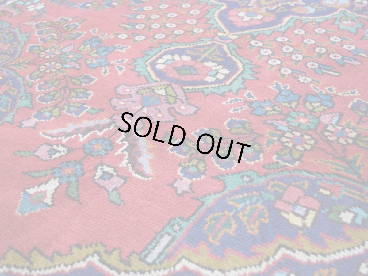 画像11: 良品 ペルシャ 絨毯 タブリーズ 縦3m 横2m 6㎡ 〜6帖 リビング ダイニング 3人掛けソファ コーナーソファ 大判 サイズ 300 x 200 cm No.A176 天然 ウール 手織り トライバル ラグ 敷物 マット カーペット メダリオン ヴィンテージ ビンテージ 赤 b-A176-300200h014-035 (11)