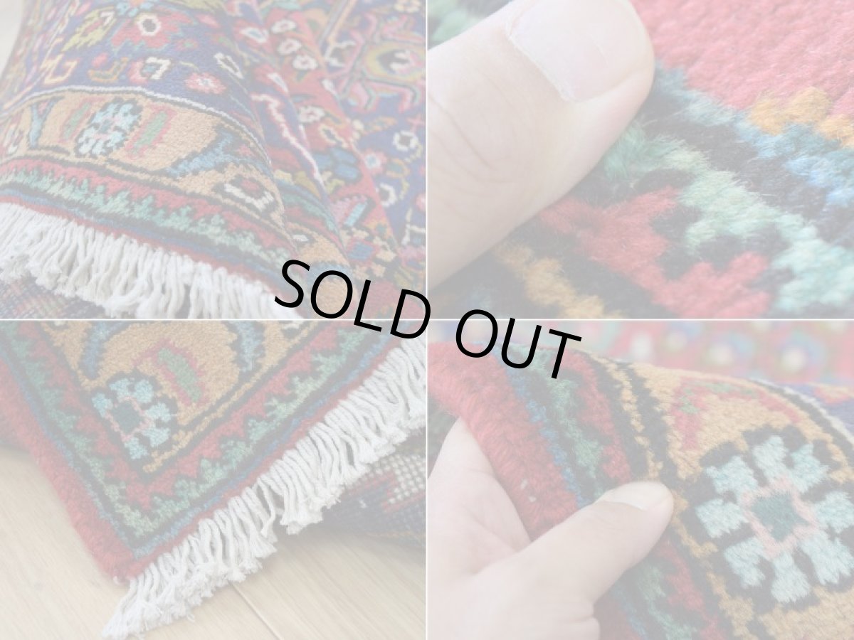 画像18: 良品 ペルシャ 絨毯 タブリーズ 縦3m 横2m 6㎡ 〜6帖 リビング ダイニング 3人掛けソファ コーナーソファ 大判 サイズ 300 x 200 cm No.A176 天然 ウール 手織り トライバル ラグ 敷物 マット カーペット メダリオン ヴィンテージ ビンテージ 赤 b-A176-300200h014-035 (18)