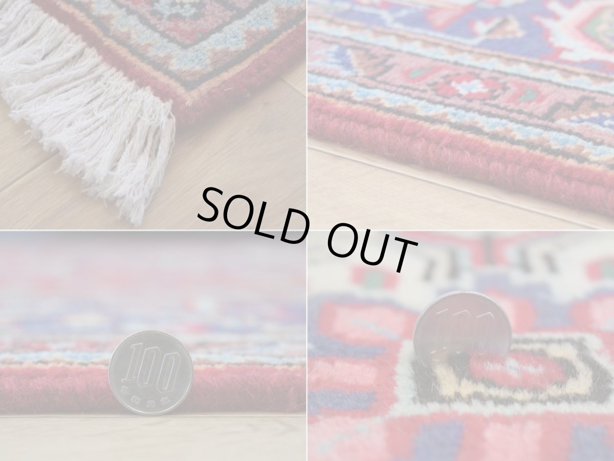 画像20: 良品 ペルシャ 絨毯 タブリーズ 縦3m 横2m 6㎡ 〜6帖 リビング ダイニング 3人掛けソファ コーナーソファ 大判 サイズ 295 x 195 cm No.A163 天然 ウール 手織り トライバル ラグ 敷物 マット カーペット メダリオン ヴィンテージ ビンテージ 赤 b-A163-295195h014-035 (20)