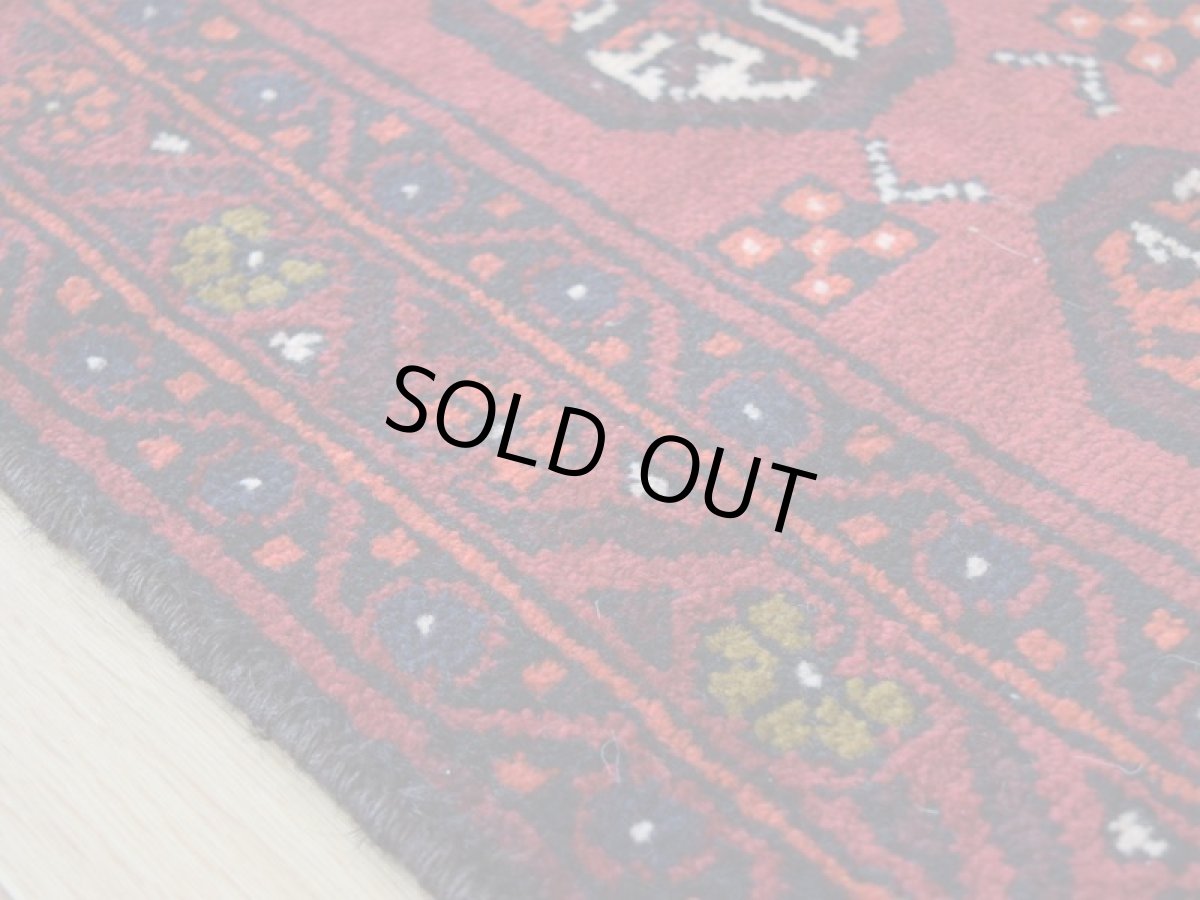 画像14: 良品 ペルシャ 部族絨毯 バルーチ 縦2m 横1.3m 2.7㎡ 〜3帖 リビング ダイニング 2〜3人掛けソファ センターテーブル サイズ 207 x 130 cm No.H12 天然 ウール 手織り トライバル ラグ 敷物 マット カーペット 幾何学模様 ヴィンテージ ビンテージ  b-H12-207130h003p (14)