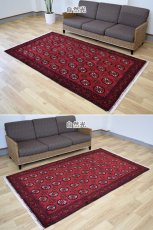 画像6: 良品 ペルシャ 部族絨毯 バルーチ 縦2m 横1.3m 2.7㎡ 〜3帖 リビング ダイニング 2〜3人掛けソファ センターテーブル サイズ 207 x 130 cm No.H12 天然 ウール 手織り トライバル ラグ 敷物 マット カーペット 幾何学模様 ヴィンテージ ビンテージ  b-H12-207130h003p (6)