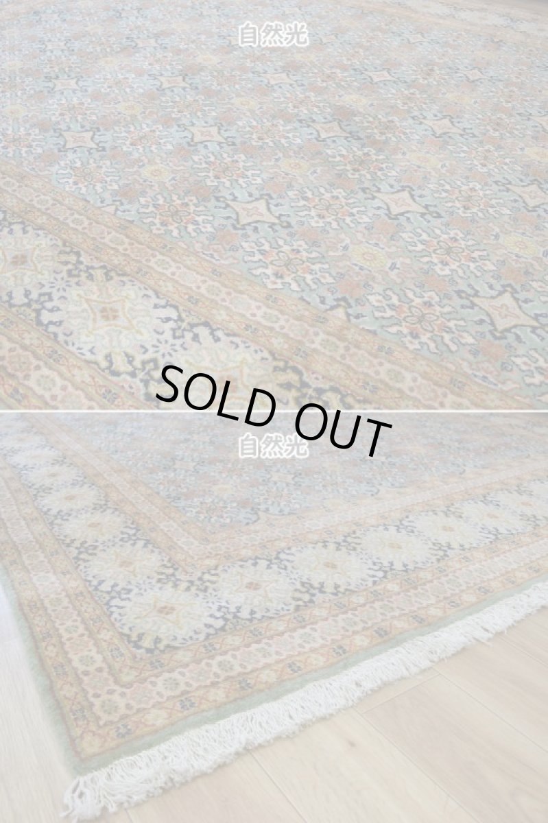 画像10: 良品 ペルシャ 絨毯 ムード 産 縦3m 横2m 6㎡ 〜6帖程度 リビング ダイニング 3人掛けソファ コーナーソファ 大判 サイズ 297 x 189 cm No.H118 天然 ウール 手織り トライバル ラグ 敷物 マット カーペット オールオーバー 総柄 ヴィンテージ ビンテージ 中古品に抵抗のある方にもおすすめです。 ab-H118-297189h094 (10)