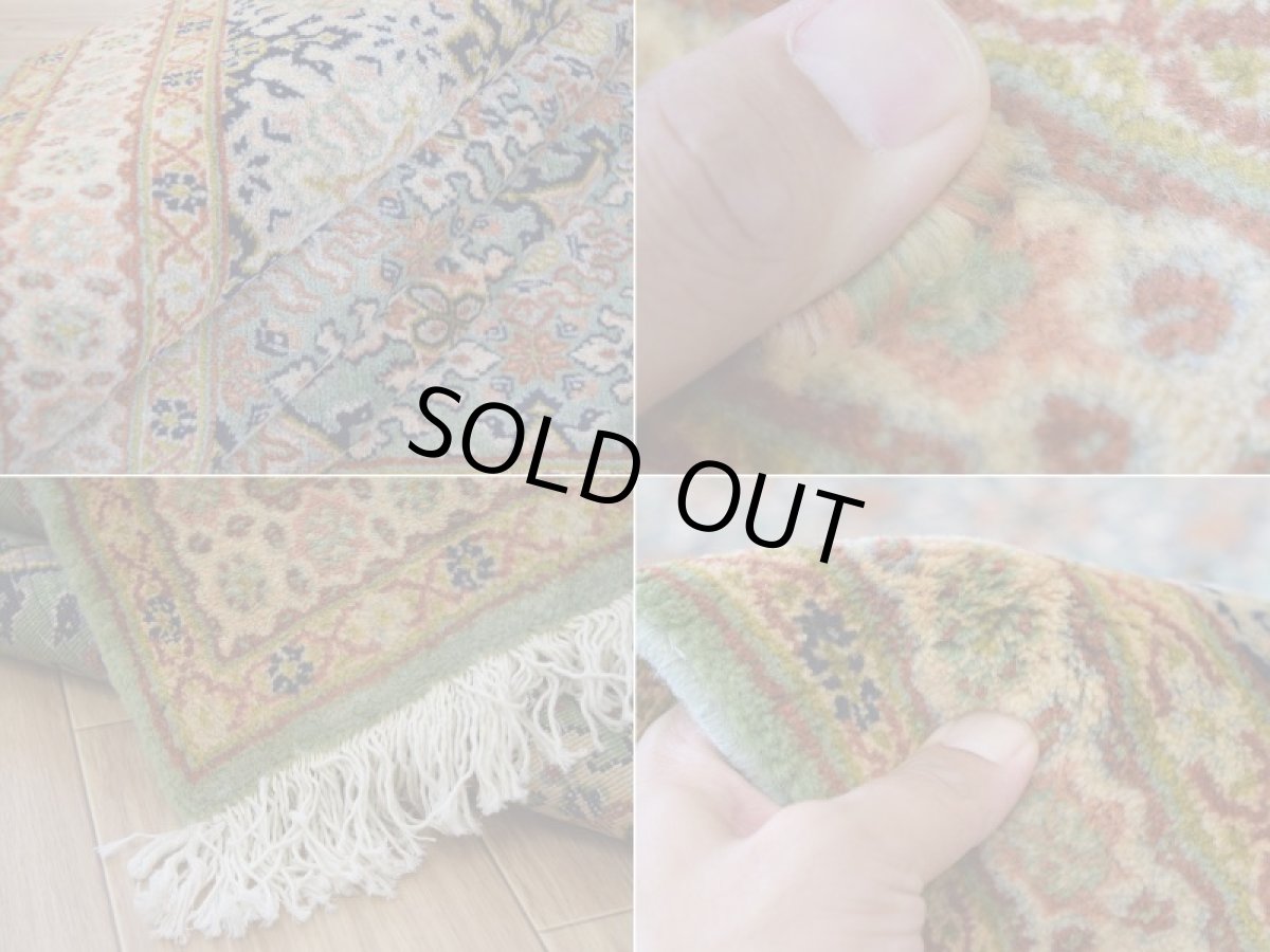 画像18: 良品 ペルシャ 絨毯 ムード 産 縦3m 横2m 6㎡ 〜6帖程度 リビング ダイニング 3人掛けソファ コーナーソファ 大判 サイズ 297 x 189 cm No.H118 天然 ウール 手織り トライバル ラグ 敷物 マット カーペット オールオーバー 総柄 ヴィンテージ ビンテージ 中古品に抵抗のある方にもおすすめです。 ab-H118-297189h094 (18)