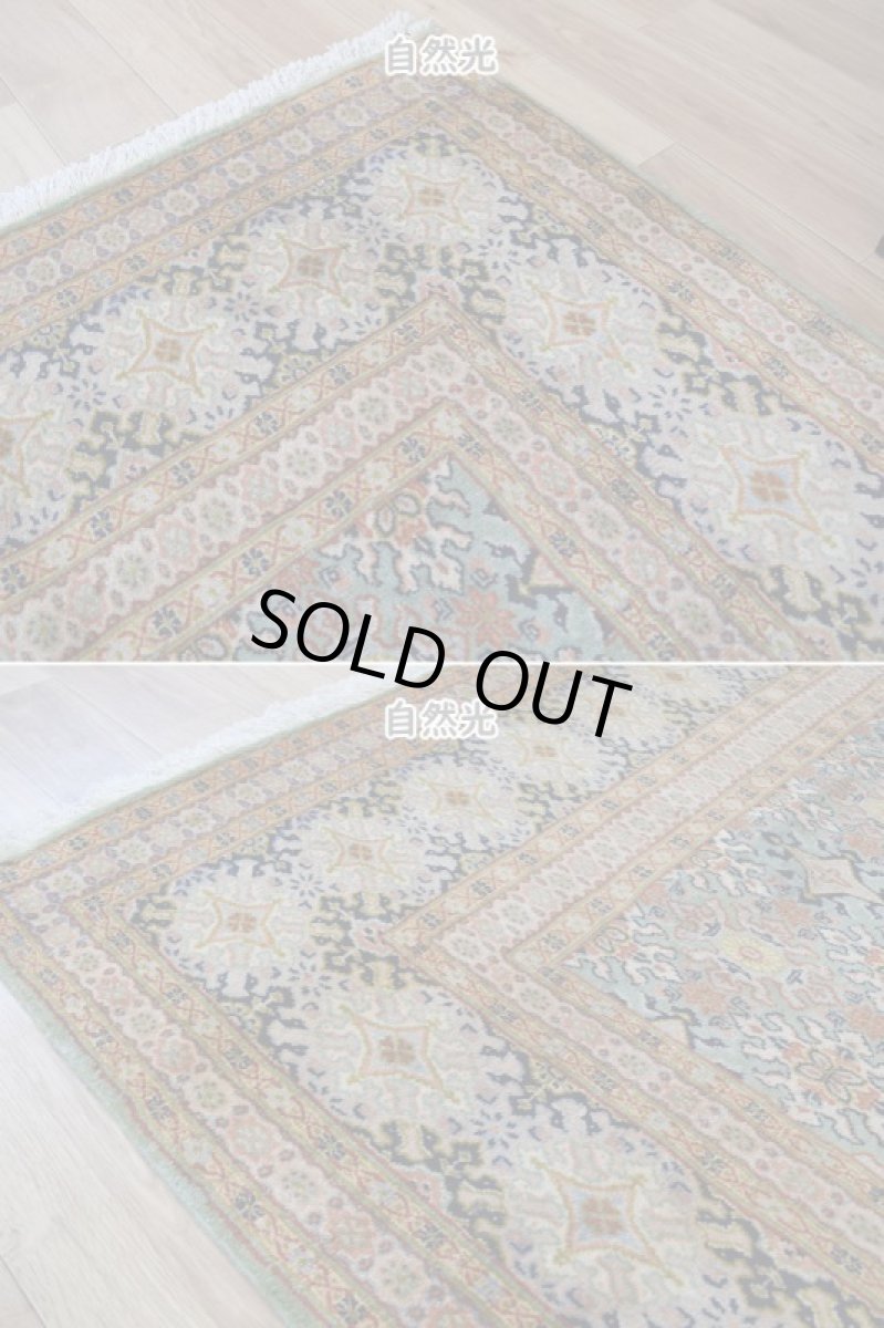 画像9: 良品 ペルシャ 絨毯 ムード 産 縦3m 横2m 6㎡ 〜6帖程度 リビング ダイニング 3人掛けソファ コーナーソファ 大判 サイズ 297 x 189 cm No.H118 天然 ウール 手織り トライバル ラグ 敷物 マット カーペット オールオーバー 総柄 ヴィンテージ ビンテージ 中古品に抵抗のある方にもおすすめです。 ab-H118-297189h094 (9)