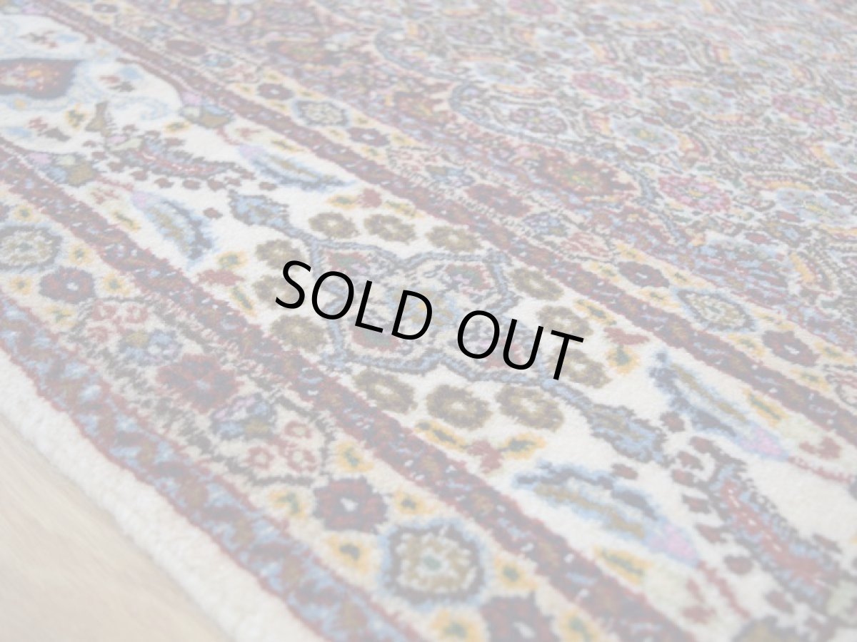 画像12: 新品 ペルシャ 絨毯 ムード 産 縦2.5m 横1.6m 4㎡ 〜3帖 リビング ダイニング 3人掛けソファ サイズ 240 x 160 cm No.A182 天然 肉厚 ウール シルク 手織り ハンドメイド トライバル ラグ カーペット マヒ柄 ヘラティ模様 n-A182-240160s005-056 (12)