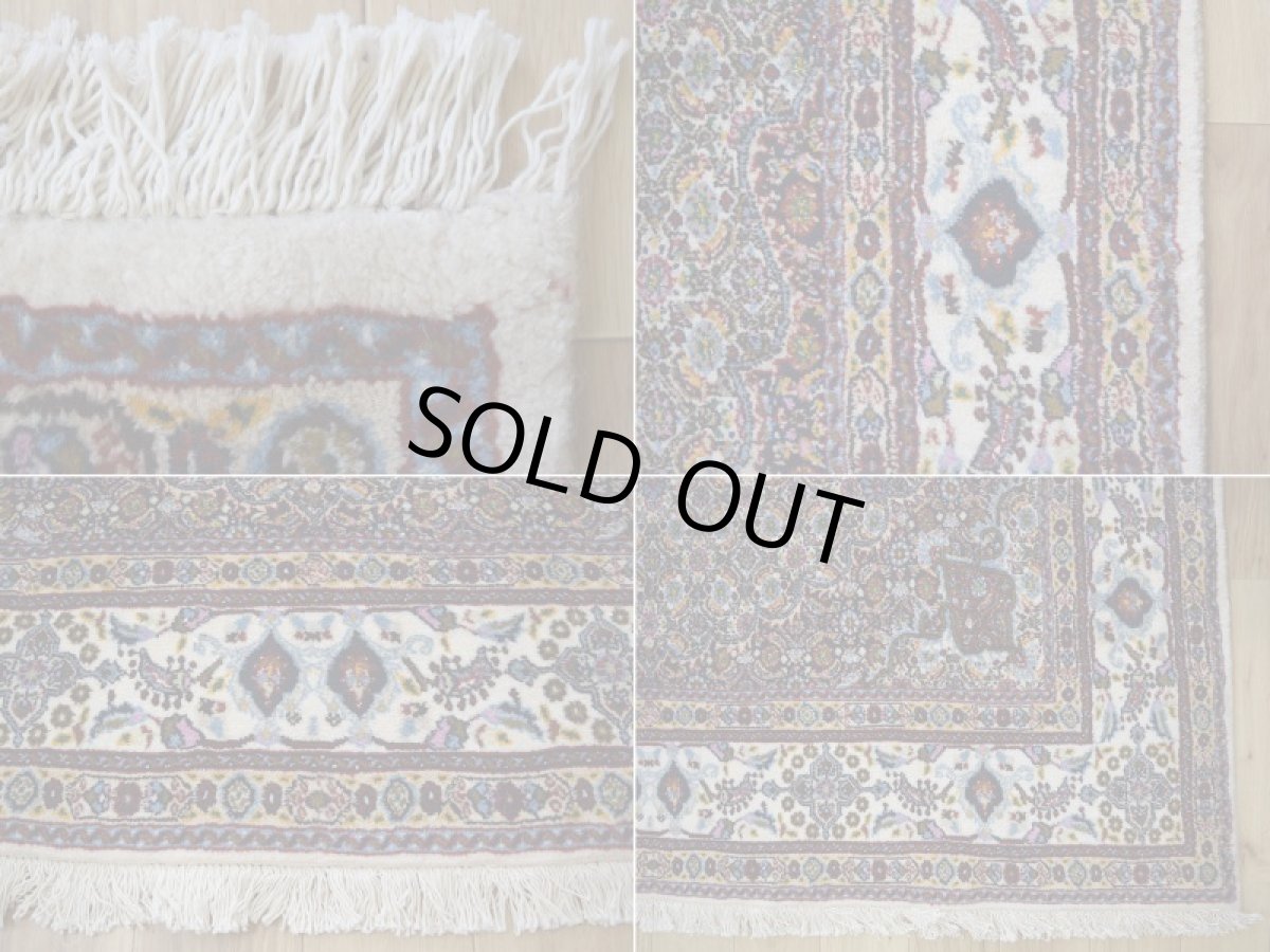 画像19: 新品 ペルシャ 絨毯 ムード 産 縦2.5m 横1.6m 4㎡ 〜3帖 リビング ダイニング 3人掛けソファ サイズ 240 x 160 cm No.A182 天然 肉厚 ウール シルク 手織り ハンドメイド トライバル ラグ カーペット マヒ柄 ヘラティ模様 n-A182-240160s005-056 (19)