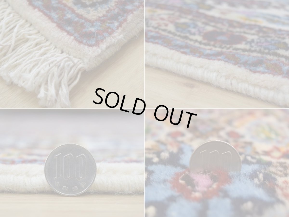 画像20: 新品 ペルシャ 絨毯 ムード 産 縦2.5m 横1.6m 4㎡ 〜3帖 リビング ダイニング 3人掛けソファ サイズ 240 x 160 cm No.A182 天然 肉厚 ウール シルク 手織り ハンドメイド トライバル ラグ カーペット マヒ柄 ヘラティ模様 n-A182-240160s005-056 (20)