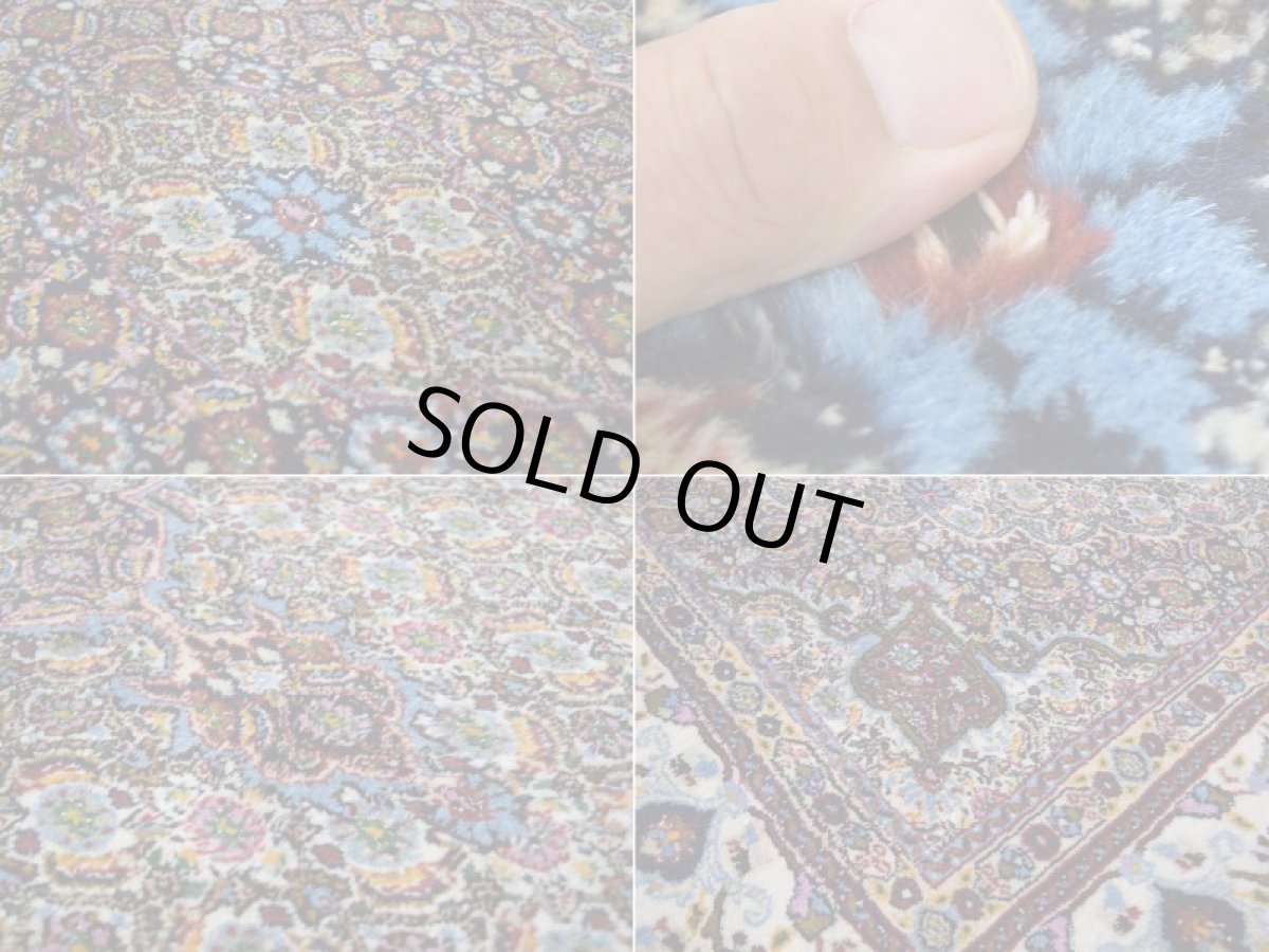 画像16: 新品 ペルシャ 絨毯 ムード 産 縦2.5m 横1.6m 4㎡ 〜3帖 リビング ダイニング 3人掛けソファ サイズ 240 x 160 cm No.A182 天然 肉厚 ウール シルク 手織り ハンドメイド トライバル ラグ カーペット マヒ柄 ヘラティ模様 n-A182-240160s005-056 (16)