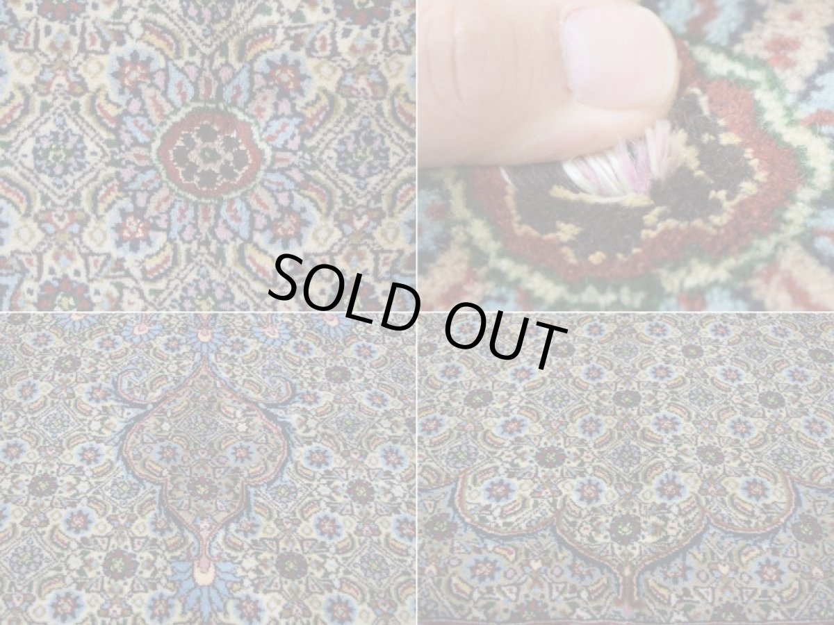 画像9: 新品 ペルシャ 絨毯 ムード産 シェルキャットファルシュ製 縦3m 横2m 6㎡ 〜6帖 リビング ダイニング 客室 大判 サイズ 300 x 200 cm No.511 天然 ウール シルク 手織り ハンドメイド ラグ マット カーペット 敷物 生成り クリーム  マヒ ヘラティ 柄 (9)