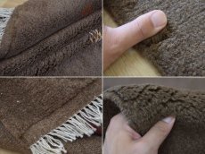 画像18: 新品 ペルシャ ギャッベ 縦2m 横1.5m 3㎡ リビング ダイニング 2-3人掛けソファ サイズ 200 × 151 cm No.R440 肉厚 天然 ウール ギャベ 手織り ハンドメイド ラグ 絨毯 カーペット リビングダイニングルームやベッドサイドに ブラウン 茶 n-r440-200151h051-002 (18)