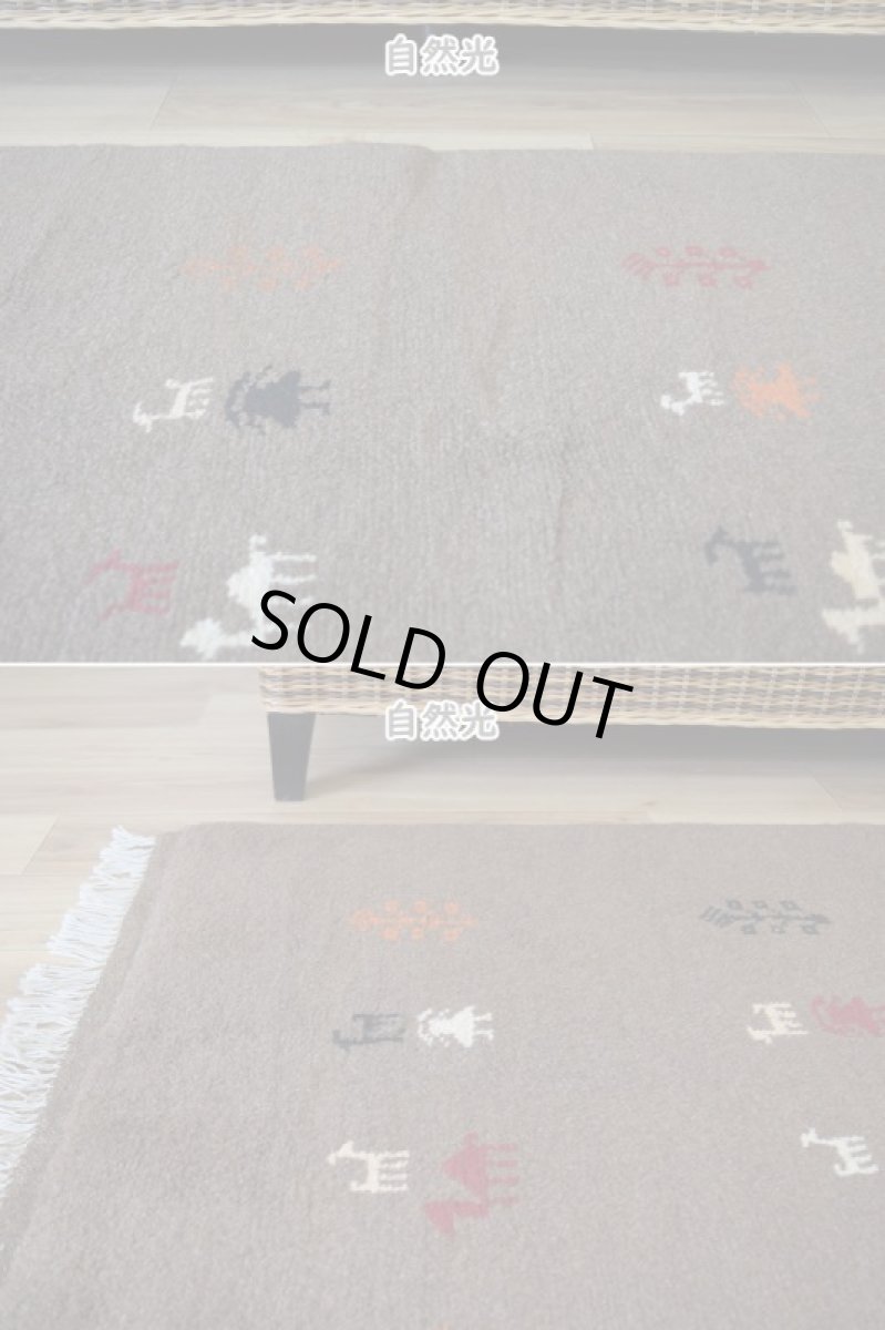 画像6: 新品 ペルシャ ギャッベ 縦2m 横1.5m 3㎡ リビング ダイニング 2-3人掛けソファ サイズ 200 × 151 cm No.R440 肉厚 天然 ウール ギャベ 手織り ハンドメイド ラグ 絨毯 カーペット リビングダイニングルームやベッドサイドに ブラウン 茶 n-r440-200151h051-002 (6)