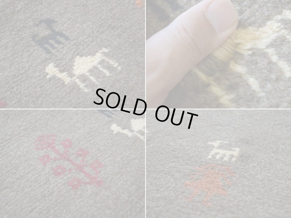画像17: 新品 ペルシャ ギャッベ 縦2m 横1.5m 3㎡ リビング ダイニング 2-3人掛けソファ サイズ 200 × 151 cm No.R440 肉厚 天然 ウール ギャベ 手織り ハンドメイド ラグ 絨毯 カーペット リビングダイニングルームやベッドサイドに ブラウン 茶 n-r440-200151h051-002 (17)